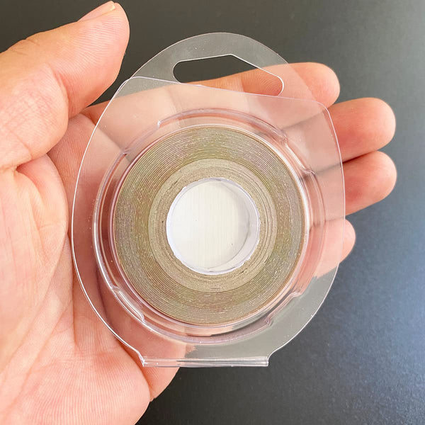 More than 3 months hold time Double Sided Hair Extension Tape hair tape (10mmx3yards, White)