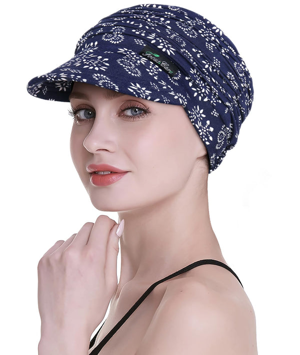 FocusCare Soft Chemo Scarves for Women, Bamboo Baseball Cap, Turban for Hair Loss