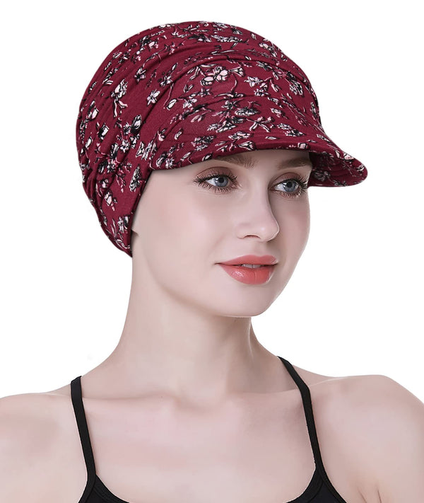 FocusCare Soft Chemo Scarves for Women, Bamboo Baseball Cap, Turban for Hair Loss