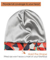 FocusCare Satin Lined Sleep Slouchy Cap Curly Girl Slap Headwear Gifts for Frizzy Hair Women