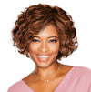 Sweet Talk Luxury Hand-Tied Chin Length Layered Wig by Hairuwear, Average Cap, GL2-6 Black Coffee