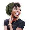 FocusCare Adjustable Sleeping Cap,Satin Lined Extra Large Women Curly Hair Available Day and Night