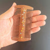 1 piece EXOTIC MYTH wooden comb Natural Anti-static Sandalwood Wooden Hair Comb with gift bag (EM10-3)
