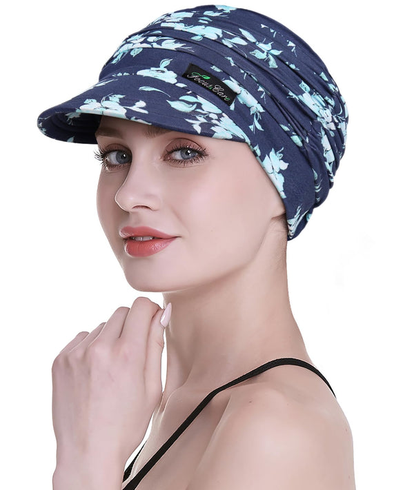 FocusCare Soft Chemo Scarves for Women, Bamboo Baseball Cap, Turban for Hair Loss