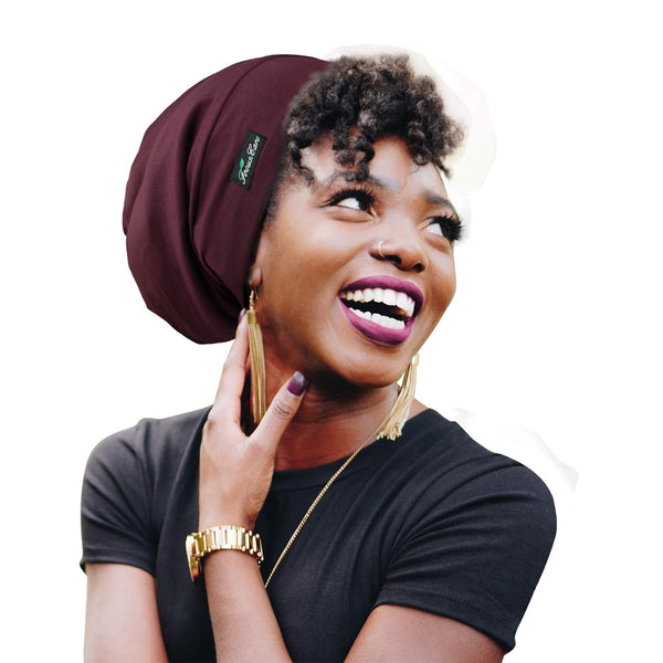FocusCare Adjustable Sleeping Cap,Satin Lined Extra Large Women Curly Hair Available Day and Night