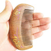 EXOTIC MYTH wooden comb Natural Anti-static Sandalwood Wooden Hair Comb with gift bag EM1118