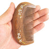 1 piece EXOTIC MYTH wooden comb Natural Anti-static Sandalwood Wooden Hair Comb with gift bag (EM10-3)