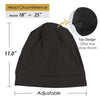 FocusCare Satin Lined Sleep Slouchy Cap Curly Girl Slap Headwear Gifts for Frizzy Hair Women