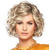 Sweet Talk Luxury Hand-Tied Chin Length Layered Wig by Hairuwear, Average Cap, GL2-6 Black Coffee
