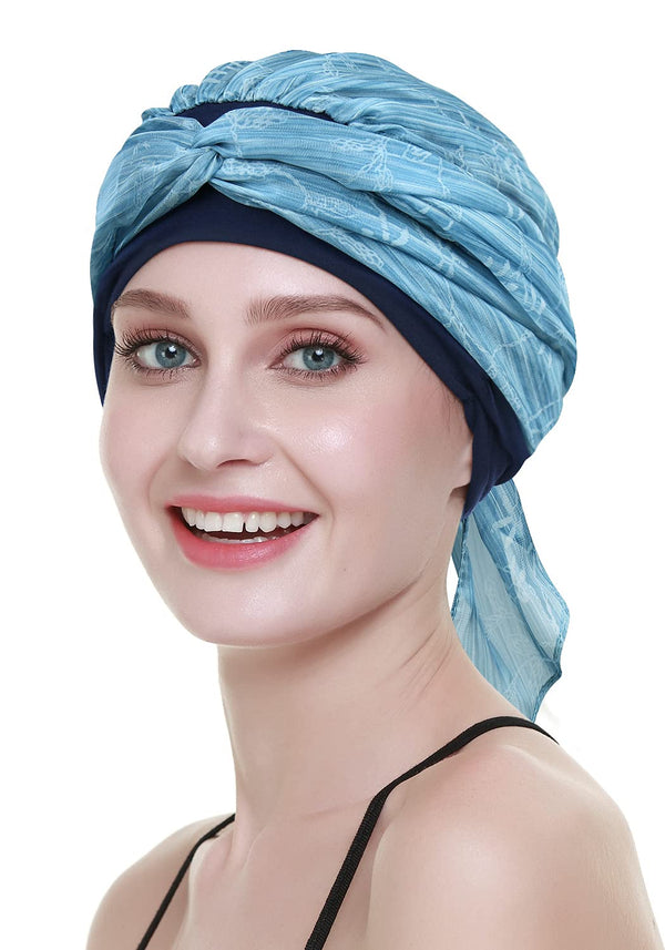 Chemo headwrap skjerf for hårtap Kvinner Kreft Hodeklær Medisinske gaver til alopecia