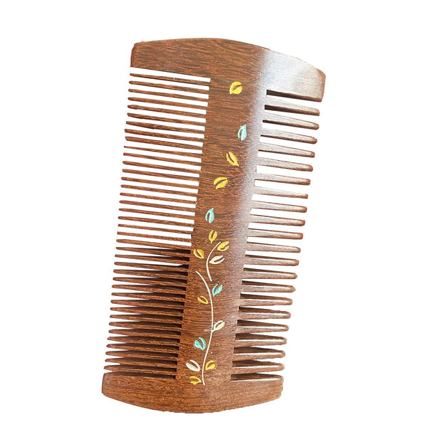 1 piece EXOTIC MYTH wooden comb Natural Anti-static Sandalwood Wooden Hair Comb with gift bag (EM10-3)