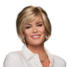 GABOR All Too Well Layered Chin-Length Wig, Textured Chic Cut Hair Wig by Hairuwear, Average Cap, GL8-10 Dark Chestnut