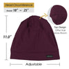 FocusCare Adjustable Sleeping Cap,Satin Lined Extra Large Women Curly Hair Available Day and Night