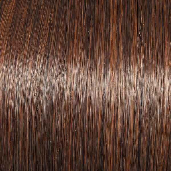 Gabor OWN THE ROOM Long Layered Mid-Length Wig, Easy to Care For Designer Series by Hairuwear, Large Cap Size, GF6-30 Copper Mahogany