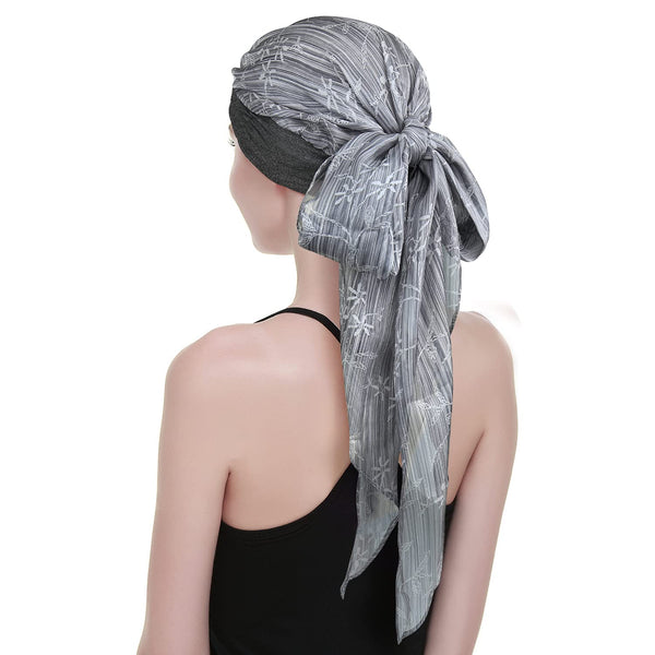 Chemo headwrap skjerf for hårtap Kvinner Kreft Hodeklær Medisinske gaver til alopecia