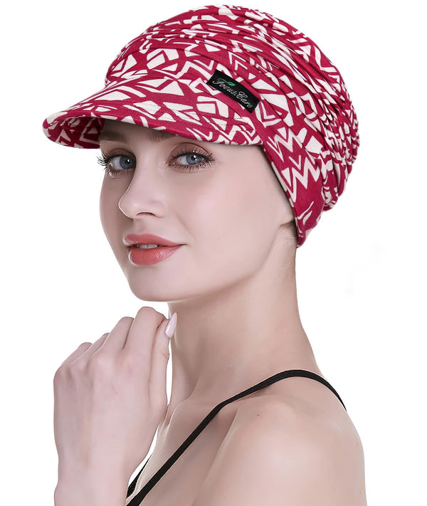 FocusCare Soft Chemo Scarves for Women, Bamboo Baseball Cap, Turban for Hair Loss