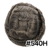Human Hair Men's Hair Replacement System Full Swiss Lace Front Undetectable Breathable Men's Toupee (5# Medium Light Brown, 8x10-100% Light Med-Light Density)