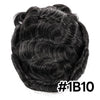 Generic Hair System For Men Toupee Fine Mono Hair Piece European Human Hair Replacement NPU Skin Around Toupee For Men (5# Medium Light Brown, 8x10""-120% Medium Light to Medium Density)
