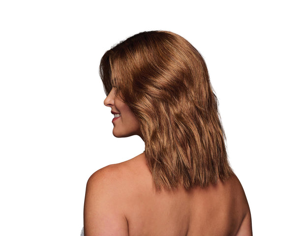 GABOR Love Wave Layered Shoulder-Length Wig With Soft Barrel Curled Waves by Hairuwear, Average Cap, GL15-26SS Buttered Toast