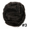 Generic Toupee For Men Hair System French Lace Front Mens Toupee European Human Hair Piece Fine MONO Hair Replacement System (3# Dark Brown, 8x10""-120% Medium Light to Medium Density)