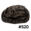 Generic French Lace Mens Toupee Poly Pu Around Toupee for Men Hair Piece European Human Hair Replacement System (17# Dark Ash Blonde, 7x9""-120% Medium Light to Medium Density)