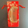 1 piece EXOTIC MYTH wooden comb Natural Anti-static Sandalwood Wooden Hair Comb with gift bag (EM10-3)