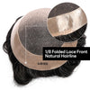 Generic Hair System For Men Toupee Fine Mono Hair Piece European Human Hair Replacement NPU Skin Around Toupee For Men (5# Medium Light Brown, 8x10""-120% Medium Light to Medium Density)