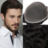 Human Hair Men's Hair Replacement System Full Swiss Lace Front Undetectable Breathable Men's Toupee (5# Medium Light Brown, 8x10-100% Light Med-Light Density)