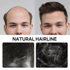 Menn toupee hårsystem menneskehår erstatning for menn 0,04 mm ultra tynn hud toupee for menn v-looped hårstykke (220# mørkest brun med 20% grå, 8x10 "-100% lys med-lys tetthet)