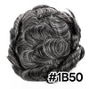 Menn toupee hårsystem Ultra tynn hudhårstykke europeisk menneskehår erstatning 0,02-0,10 mm v-loop toupee for menn. (2# Darkest Brown, 8x10-0.06mm-0.08mm V-loop)