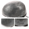 Menn toupee hårsystem menneskehår erstatning for menn 0,04 mm ultra tynn hud toupee for menn v-looped hårstykke (220# mørkest brun med 20% grå, 8x10 "-100% lys med-lys tetthet)