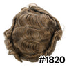 Menn toupee hårsystem Ultra tynn hudhårstykke europeisk menneskehår erstatning 0,02-0,10 mm v-loop toupee for menn. (2# Darkest Brown, 8x10-0.06mm-0.08mm V-loop)
