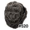 Menn toupee hårsystem Ultra tynn hudhårstykke europeisk menneskehår erstatning 0,02-0,10 mm v-loop toupee for menn. (2# Darkest Brown, 8x10-0.06mm-0.08mm V-loop)