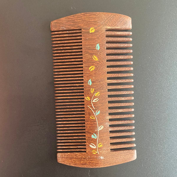 1 piece EXOTIC MYTH wooden comb Natural Anti-static Sandalwood Wooden Hair Comb with gift bag (EM10-3)